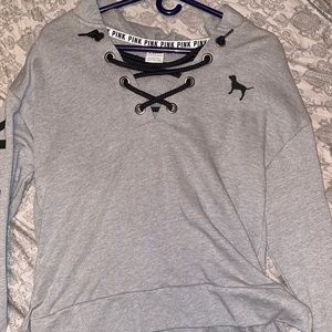 VS Pink High low Hoodie